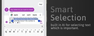 Built in AI for Selecting text that matters