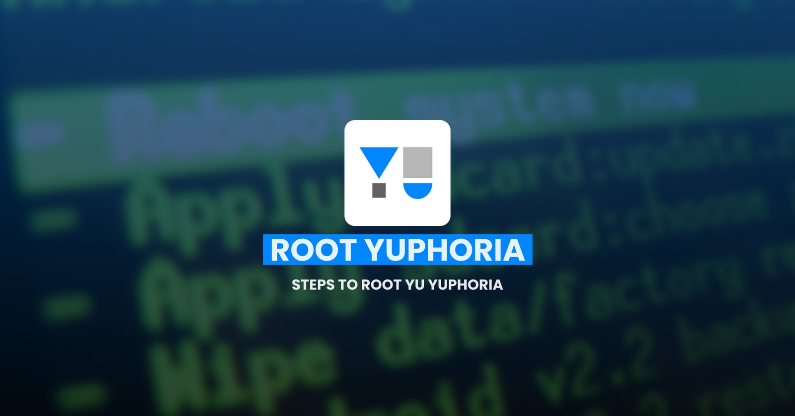 How to Root YU Yuphoria